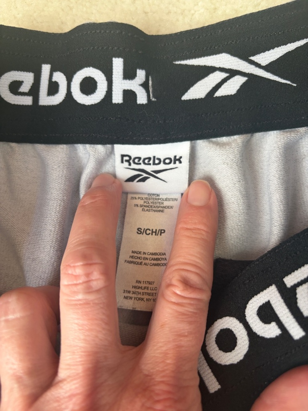 Gray Men’s Reebok Joggers - Picture 2 of 10
